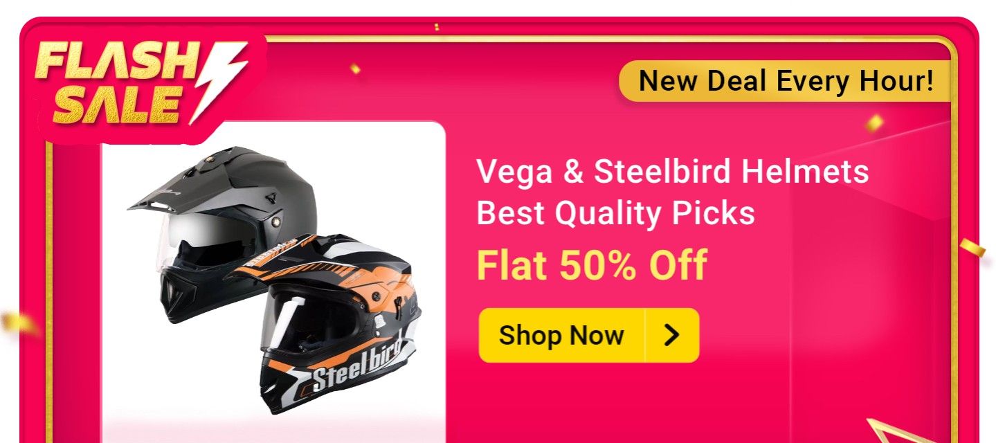 BBD Flash Sale: Vega \u0026 Steelbird 